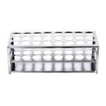 Steel 24 Hole Test Tube Rack, Test Tube Holder for Professional Laboratory