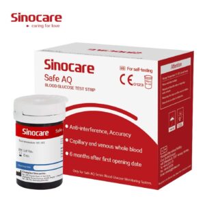Safe AQ Smart 25 test strips (No Box Only Vail) sinocare