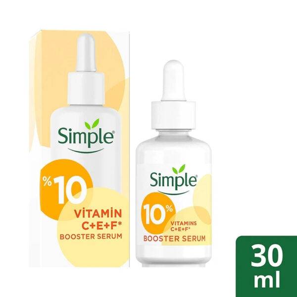 Simple Booster Serum 10% Vitamins C + E + F 30ml