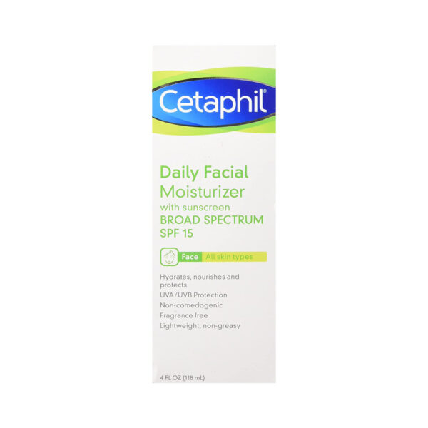 Cetaphil Daily Facial Moisturizer with Sunscreen SPF15 For All types Skin - Image 3