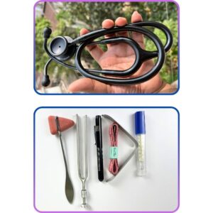 Medical 3rd Year Student Package With WISTER CLASSIC STETHOSCOPE (BLACK EDITION)