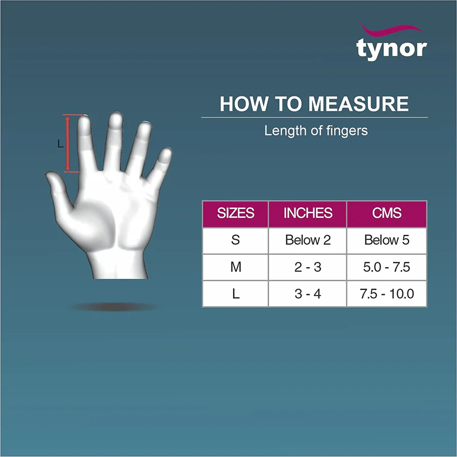 Tynor Finger Cot Support Splint for Finger Fracture, Injury & Post Surgery Care - Image 4